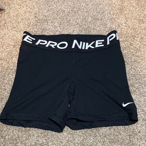 Nike Pro Women's Athletic Black Shorts